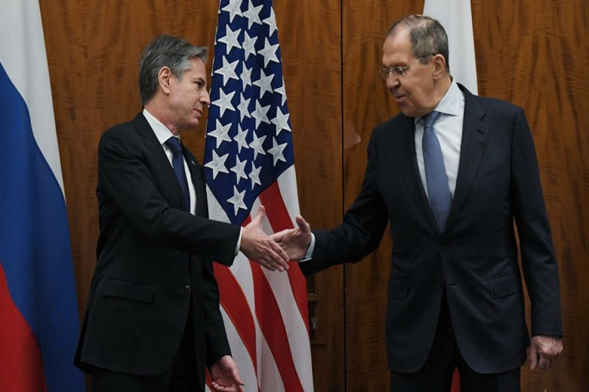 Министр иностранных дел России Сергей Лавров и госсекретарь США Энтони Блинкен