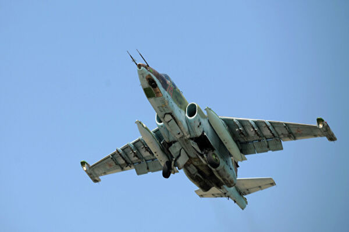 Россия заявила о крушении штурмовика Су-25