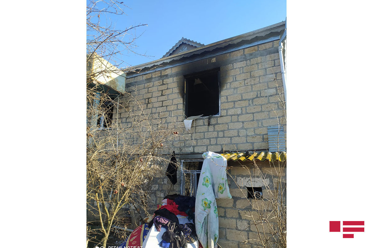 Пожар в доме в Бейлаганском районе
