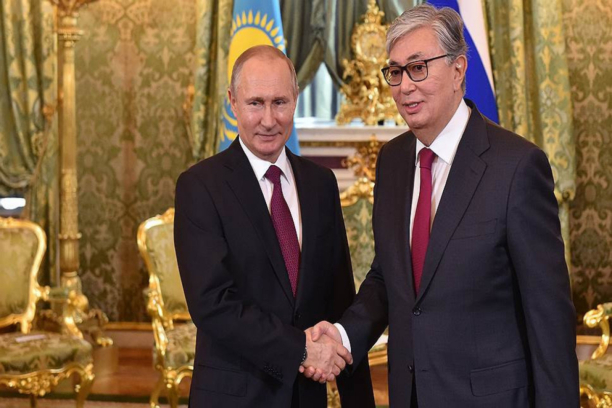 Владимир Путин и Касым-Жомарт Токаев