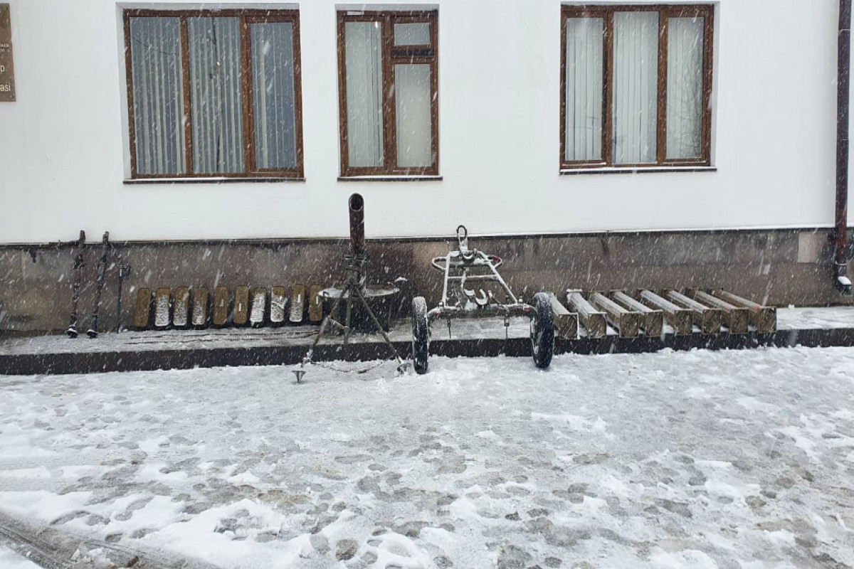 В Ходжавенде обнаружено значительное количество оружия и боеприпасов армянской армии