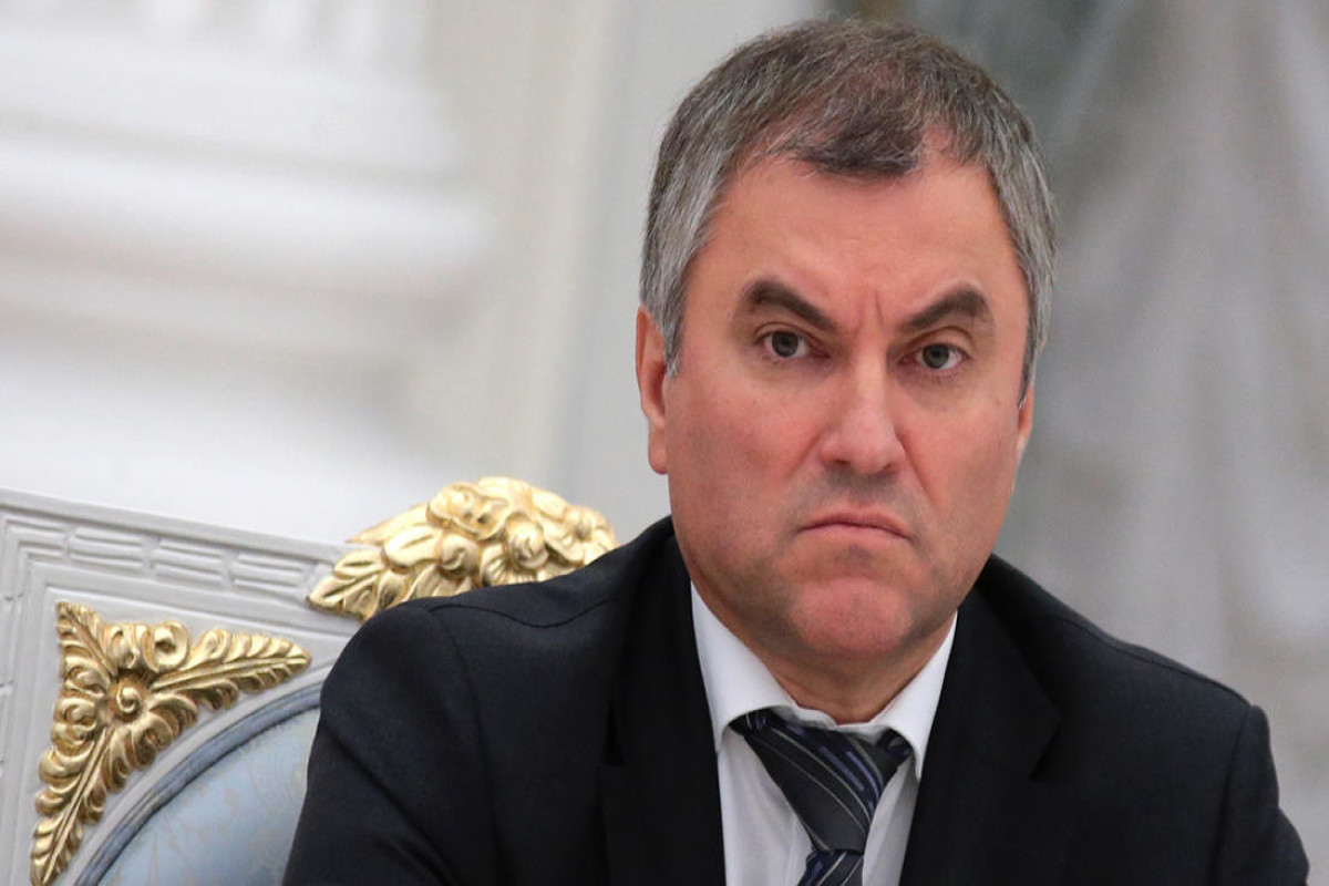 спикер Госдумы РФ Вячеслав Володин