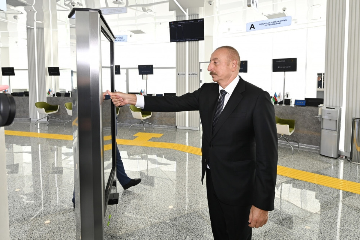 Президент принял участие в открытии Сумгайытского регионального Центра Службы «ASAN» №2