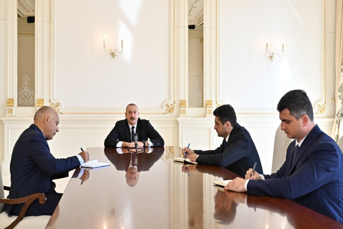 Президент Ильхам Алиев
