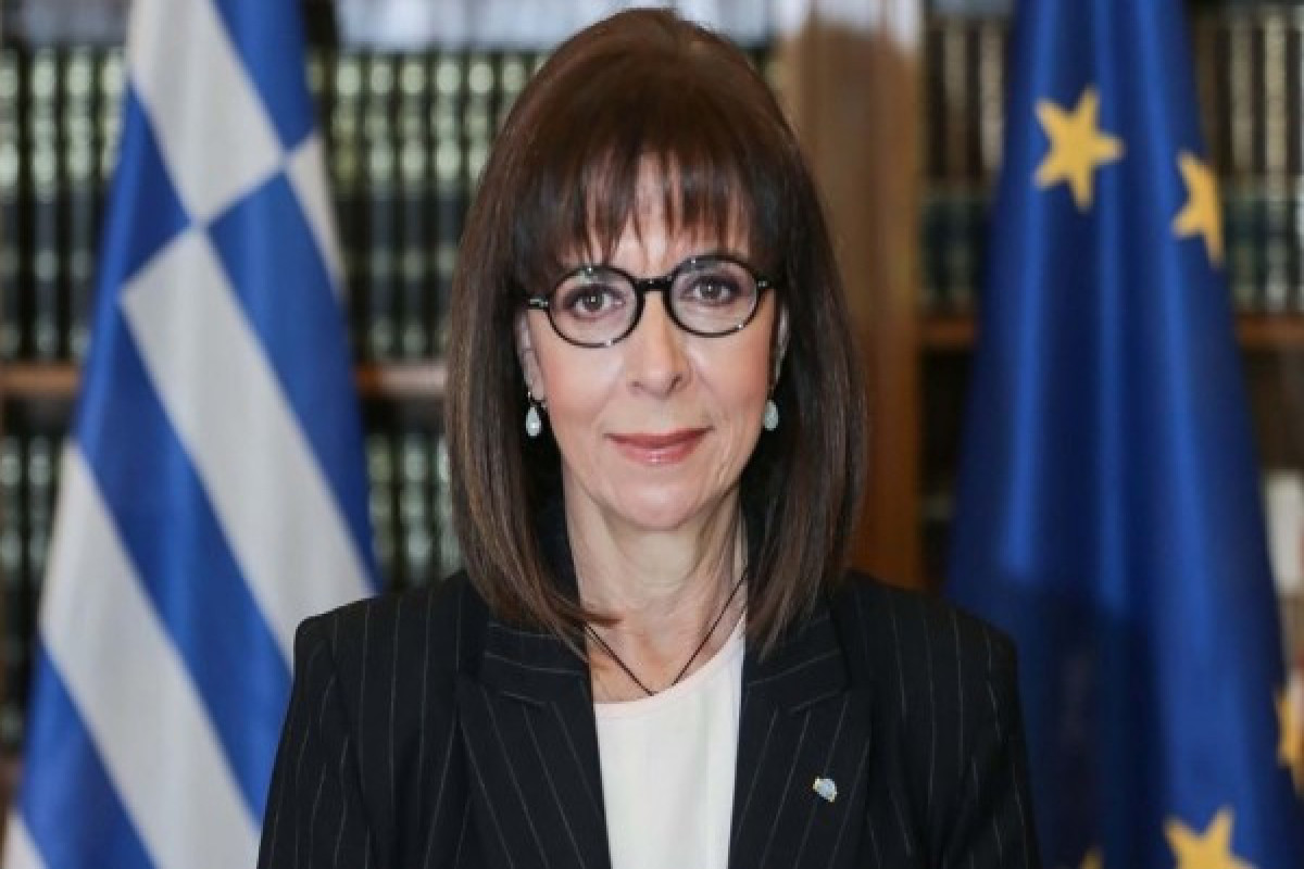 Президент Греческой Республики Катерина Сакелларопулу