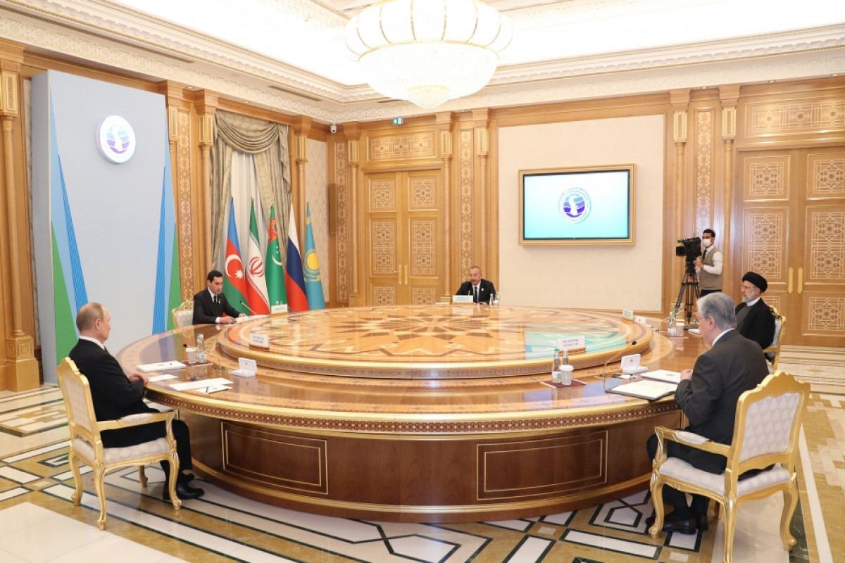 Саммит глав прикаспийских государств в Ашгабаде
