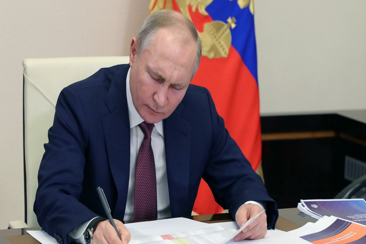 Президент России Владимир Путин