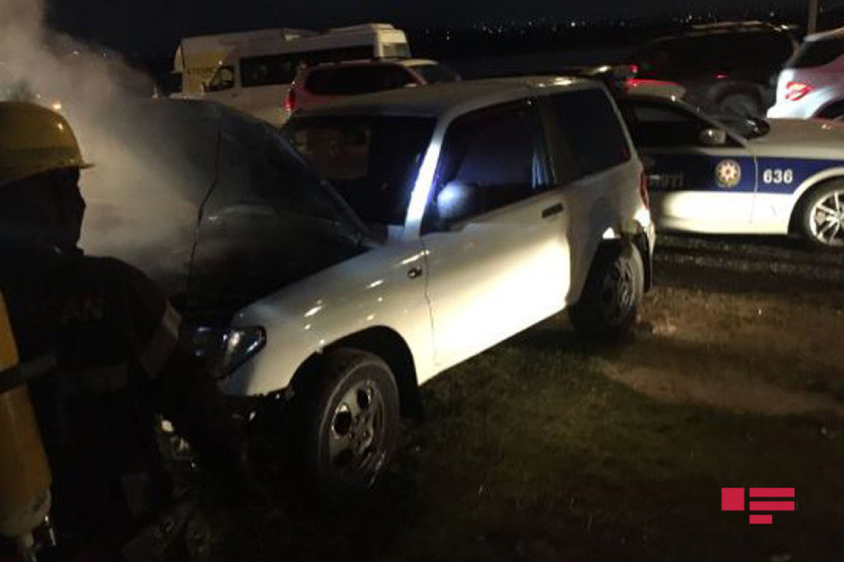 В Абшероне задержан мужчина, совершивший ДТП на угнанной у женщины автомобиле-ФОТО -ВИДЕО 