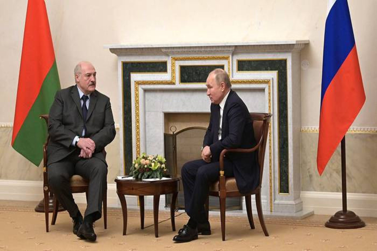 Александр Лукашенко и Владимир Путин
