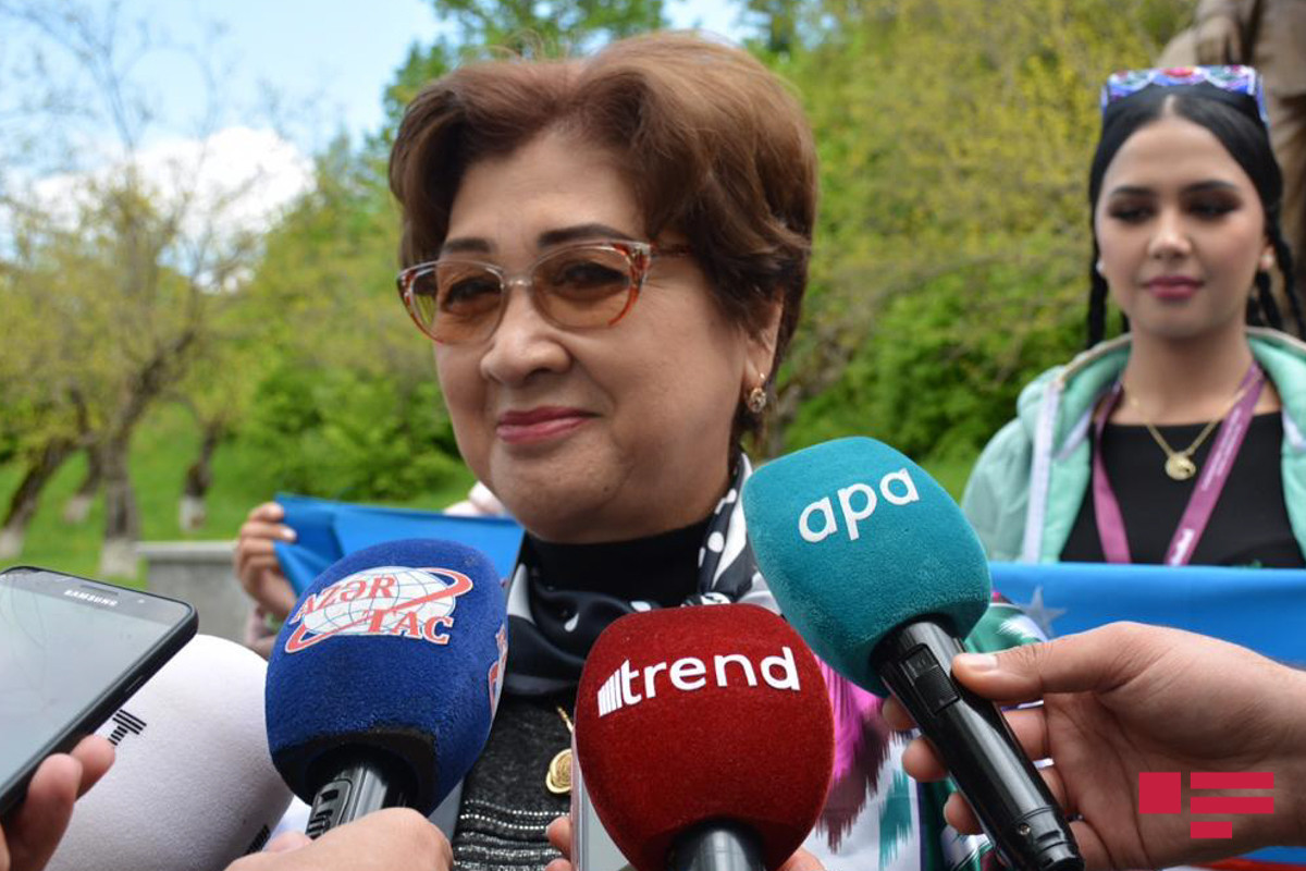 Заслуженная артистка Узбекистана: Мы увидели разрушенную красоту в Шуше