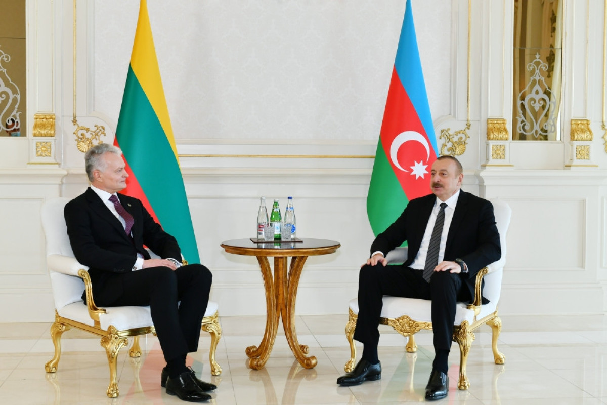Президент Гитанас Науседа, Президент Ильхам Алиев