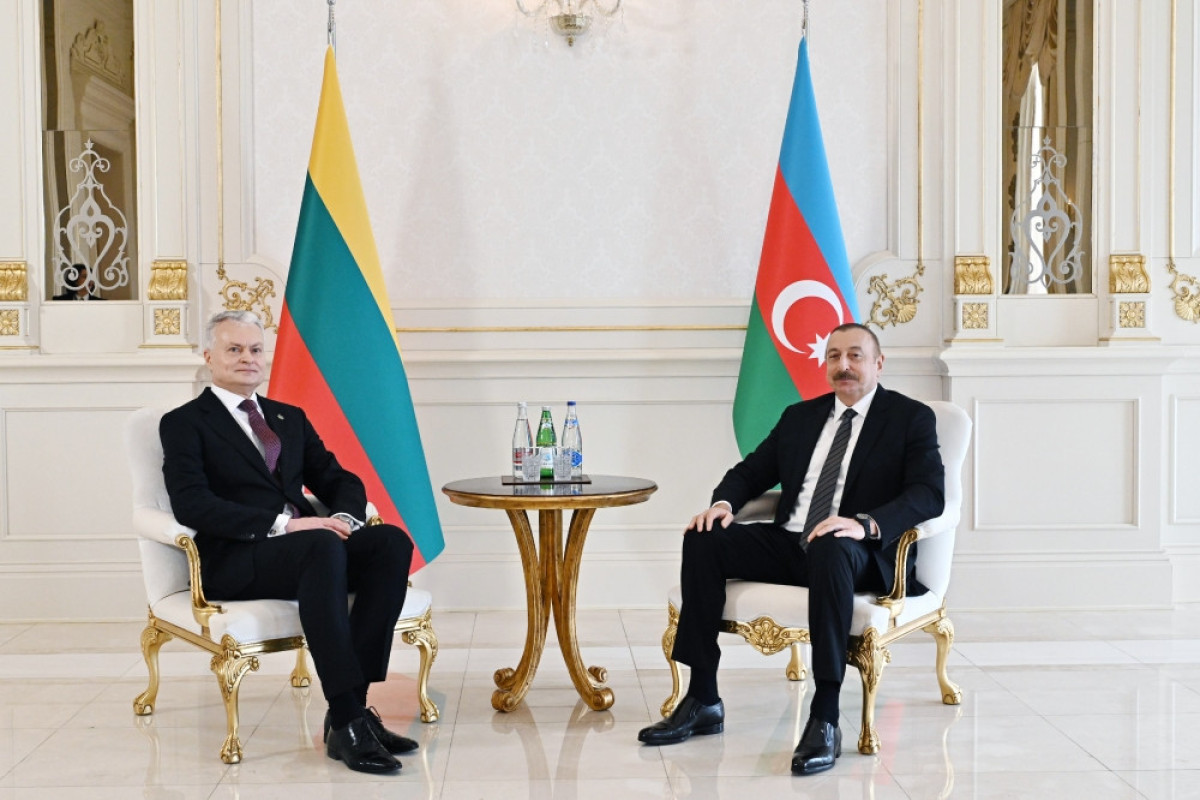 Президент Гитанас Науседа, Президент Ильхам Алиев
