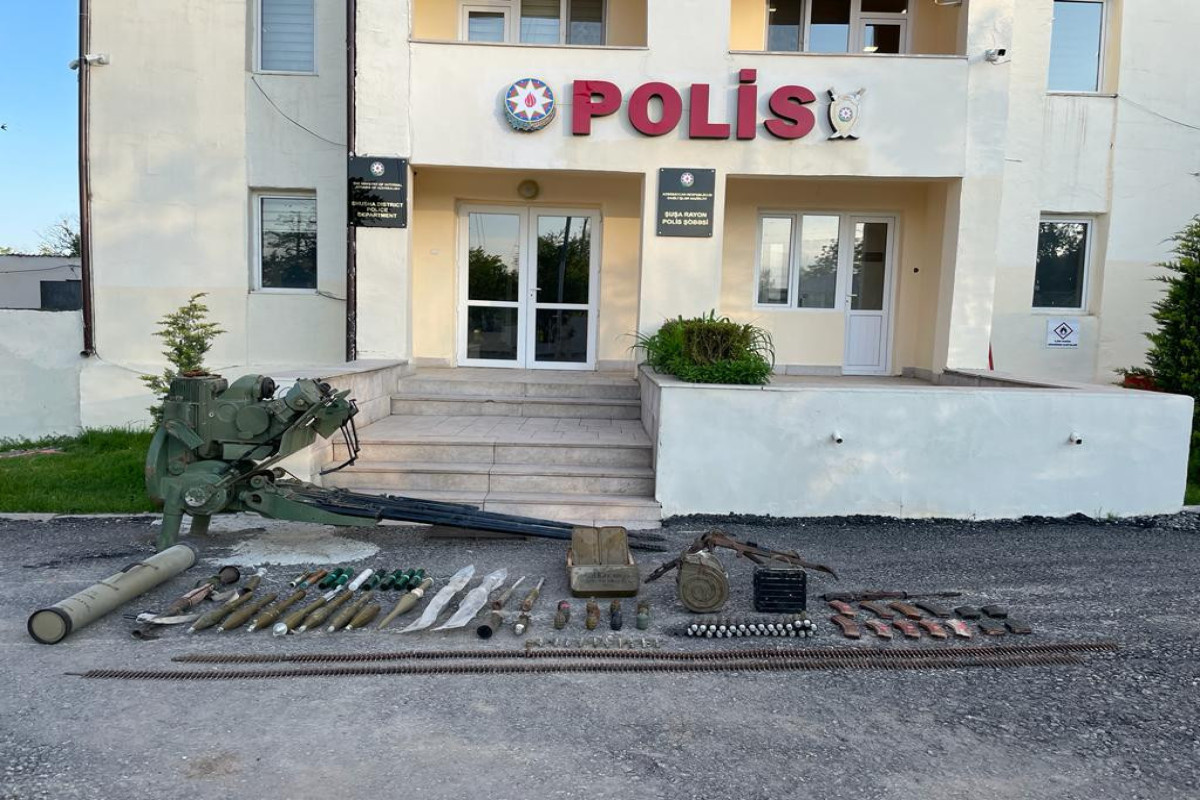 В Шуше обнаружено  большое количество боеприпасов