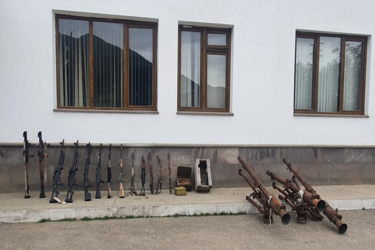 В Ходжавенде найдено большое количество боеприпасов -ФОТО 