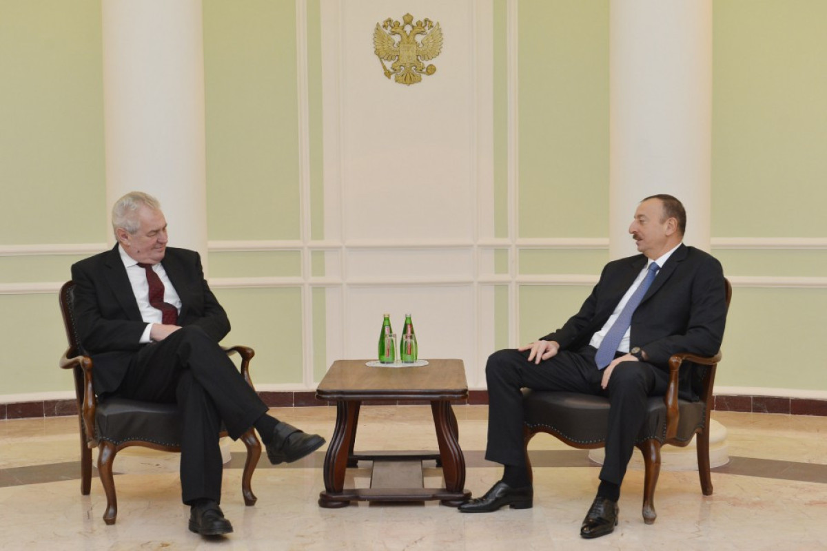 Милош Земан, Ильхам Алиев