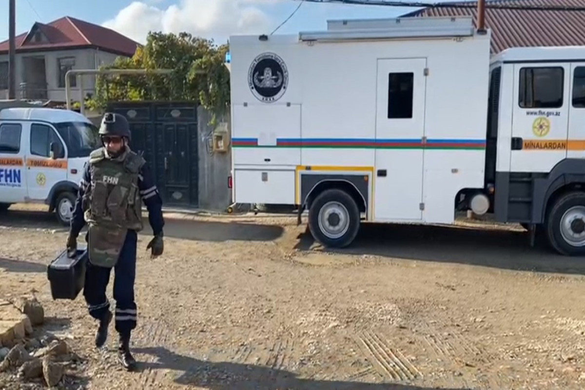 В Баку обнаружен снаряд - ВИДЕО 