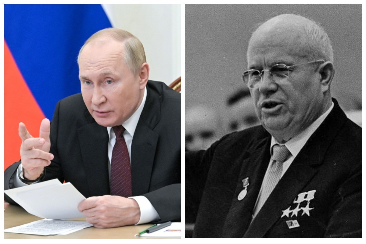 Владимир Путин, Никита Хрущев