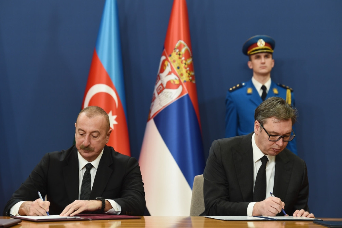 В Белграде подписаны азербайджано-сербские документы