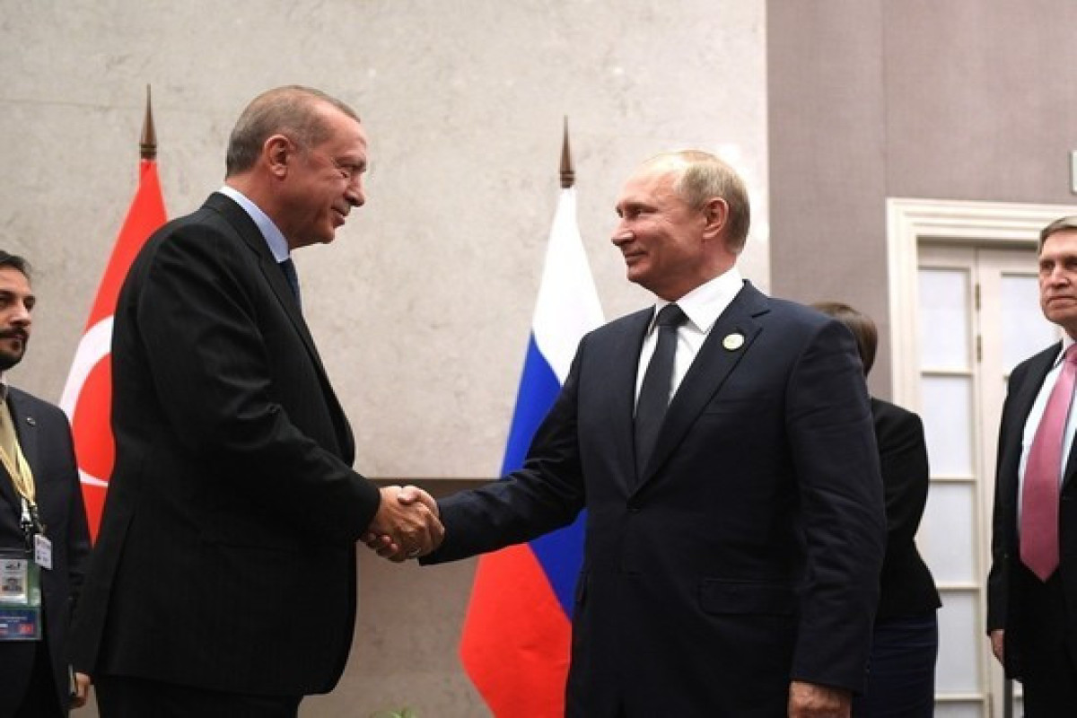 Владимир Путин и Реджеп Тайип Эрдоган