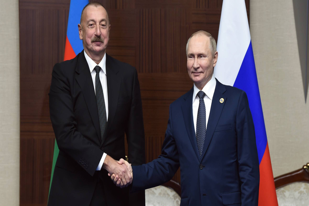 Президент Ильхам Алиев, Президент Владимир Путин