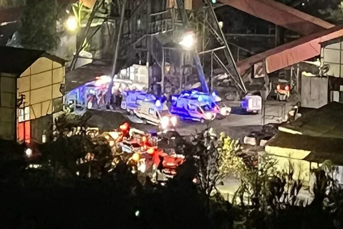 Взрыв на шахте в Бартине