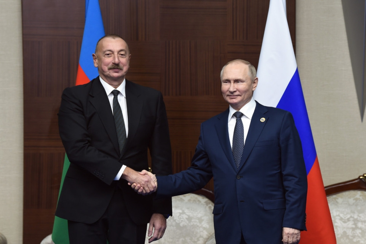 Президент Ильхам Алиев, Президент Владимир Путин