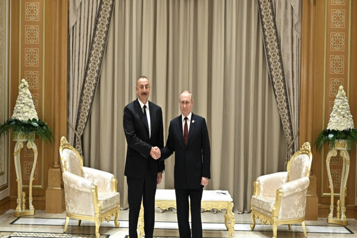 Ильхам Алиев, Владимир Путин