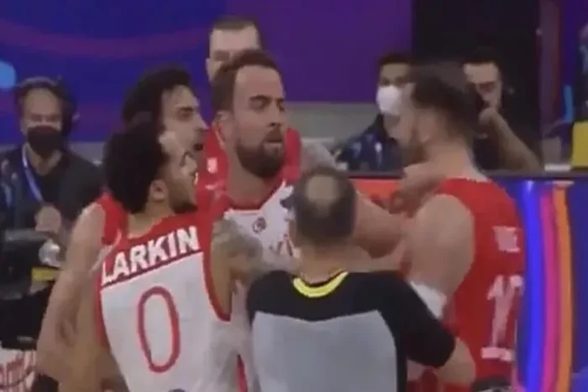 В матче Турция-Грузия произошел инцидент
