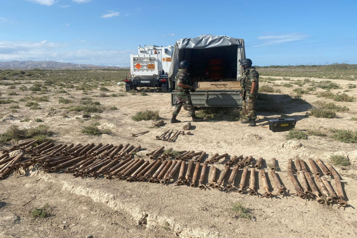 В Сумгайыте обнаружено значительное количество снарядов
