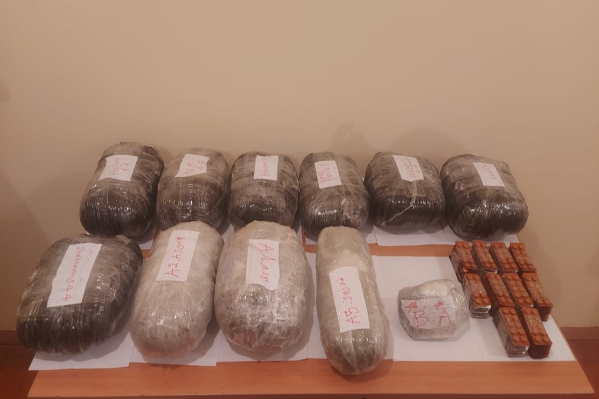 Предотвращена попытка ввоза из Ирана в Азербайджан 11 кг наркотиков