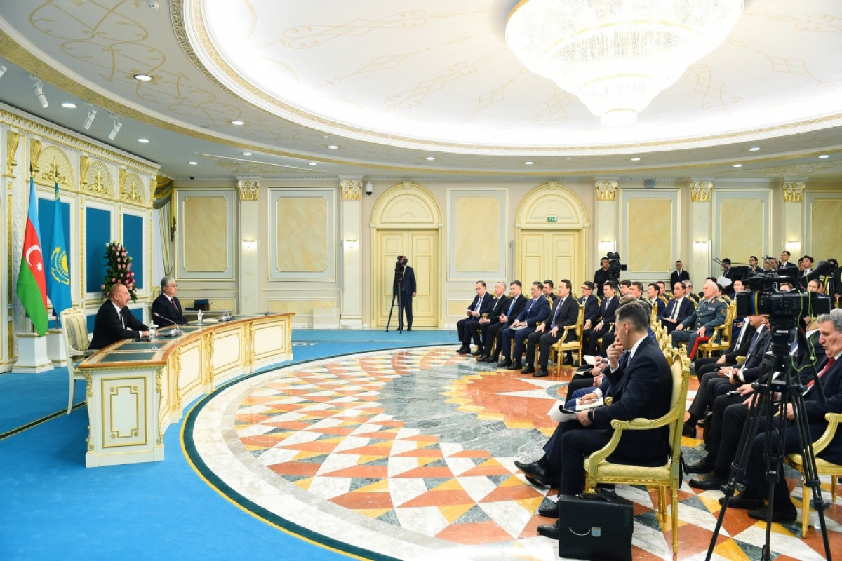 Президенты Азербайджана и Казахстана  обсудили региональные вопросы