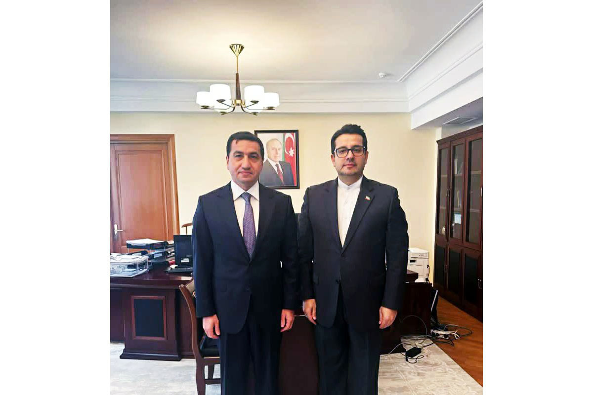 Хикмет Гаджиев встретился с послом Ирана-ФОТО 