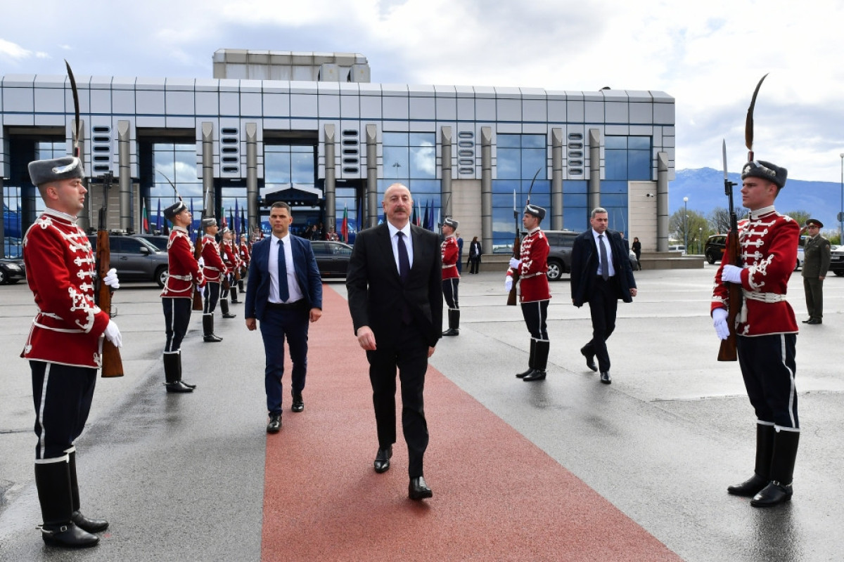 Завершился рабочий визит Президента Азербайджана в Болгарию