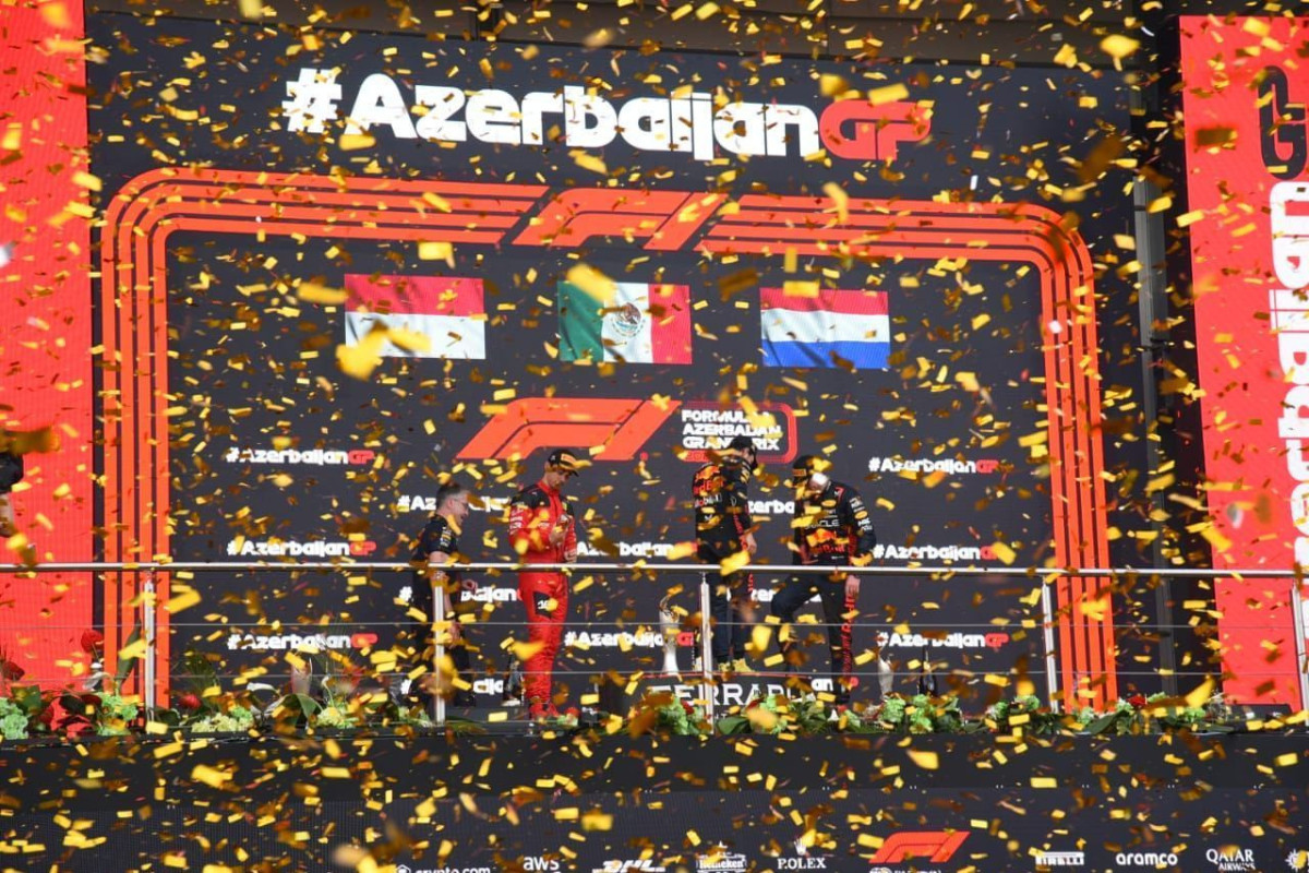 Награждены победители Гран-при Азербайджана «Формула 1»