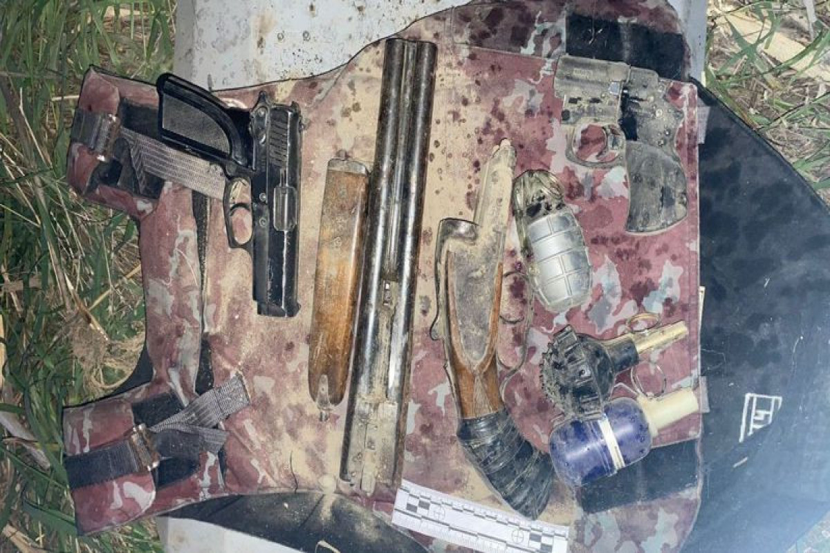 В Казахстане полицейские нашли тайник с оружием