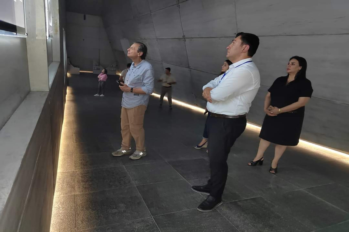 Американские журналисты посетили Губинский мемориальный комплекс геноцида-ФОТО 