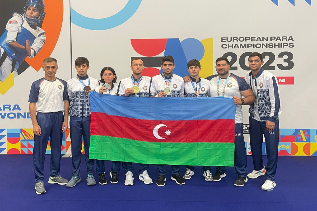 Азербайджанские паратхэквондисты завершили паралимпийский чемпионат Европы с пятью медалями