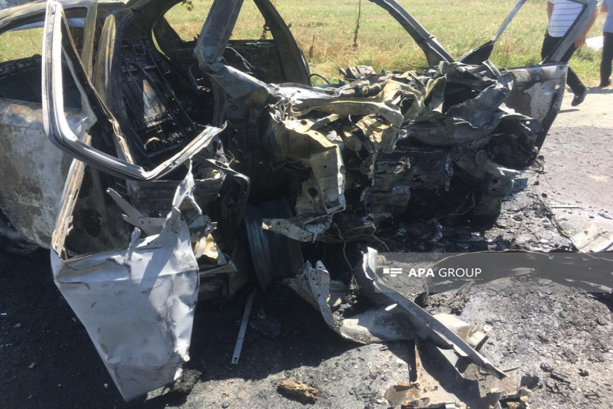 В Балакяне водитель сгорел заживо в автомобиле-ФОТО-ОБНОВЛЕНО-1 