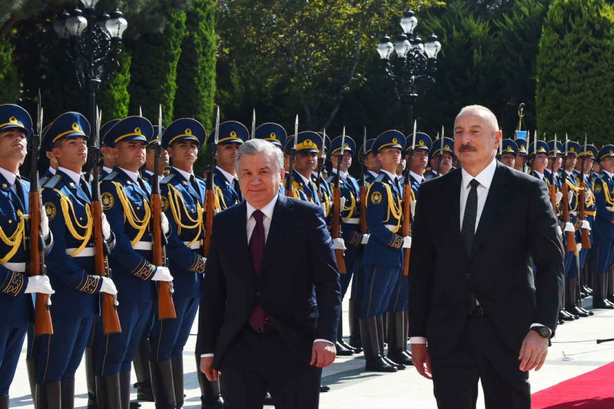 Состоялась церемония официальной встречи Президента Узбекистана