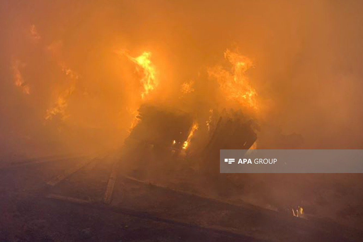 Пожар на пустыре древесных отходов в Ясамальском районе локализован-ФОТО -ОБНОВЛЕНО 1 