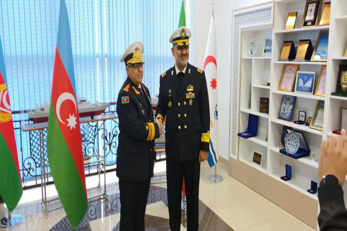 Командующие ВМС Азербайджана и Ирана  обсудили важность совместных учений на Каспии-<span class="red_color">ОБНОВЛЕНО
