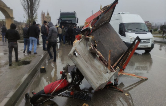 В Хачмазе столкнулись автомобиль и мотоцикл, есть погибший-ФОТО -ОБНОВЛЕНО 