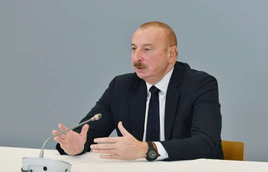 Президент Ильхам Алиев