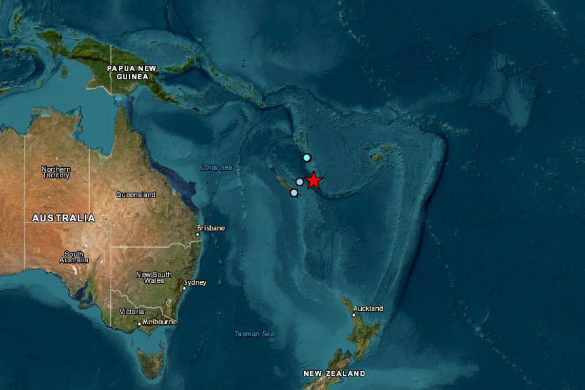 У берегов Вануату произошло землетрясение магнитудой 7,1
