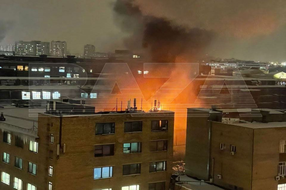 В Москве горит электрозавод - ВИДЕО 