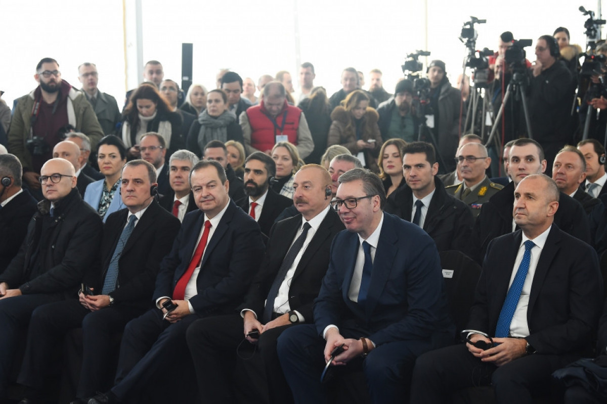 Президент Ильхам Алиев принял участие в церемонии открытия интерконнектора Сербия-Болгария - ФОТО-ОБНОВЛЕНО-6 