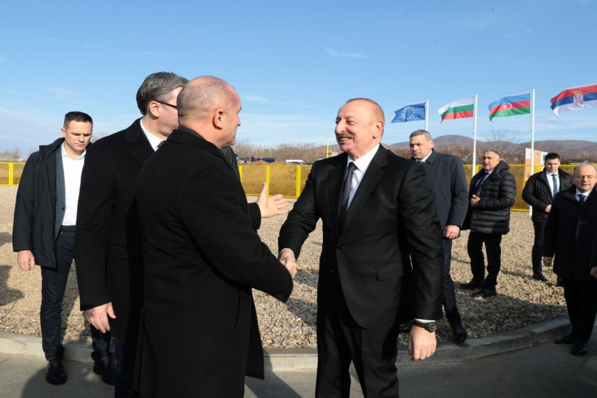 Президент Ильхам Алиев принял участие в церемонии открытия интерконнектора Сербия-Болгария - ФОТО-ОБНОВЛЕНО-6 