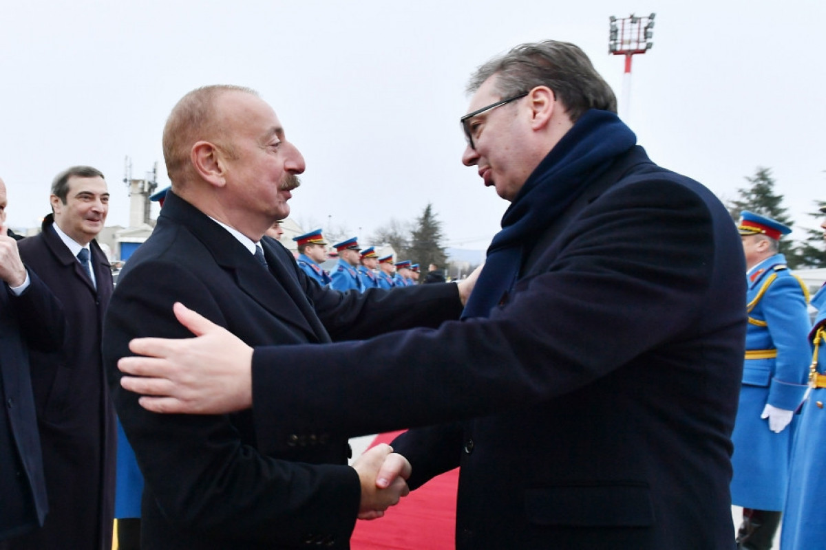 Завершился рабочий визит Президента Ильхама Алиева в Сербию