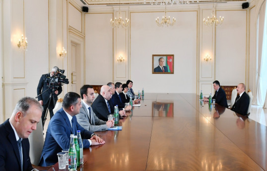 Президент Азербайджана принял председателя парламента Грузии - ОБНОВЛЕНО 