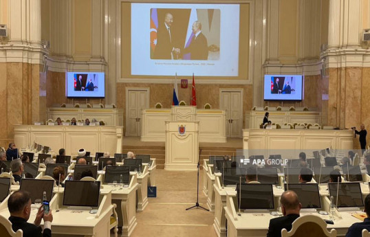 В Законодательном собрании Санкт-Петербурга состоялось мероприятие, посвященное 100-летию Гейдара Алиева-ФОТО 